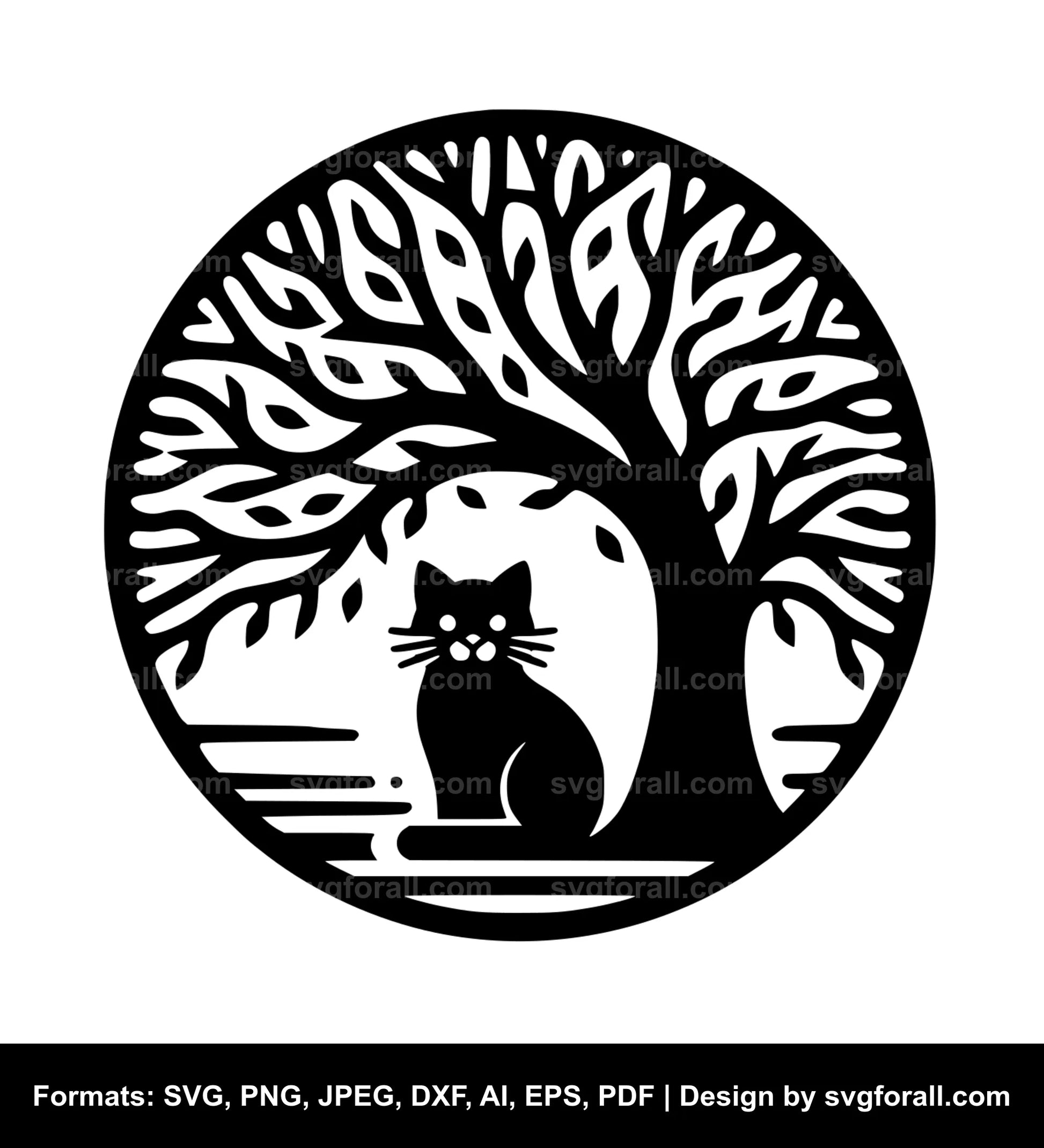 Cat Tree SVG File