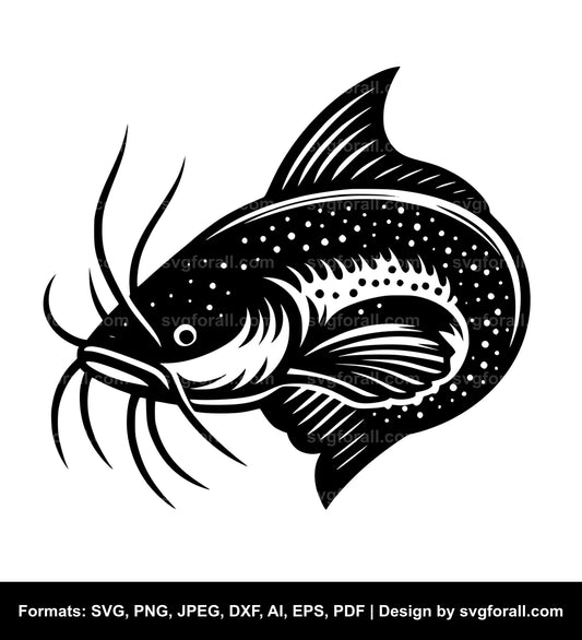 Catfish Black SVG