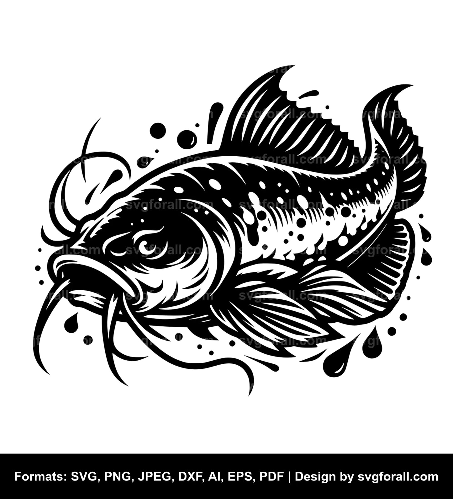 Catfish SVG Design