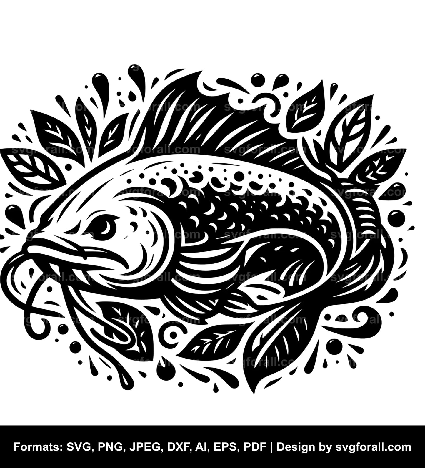 Catfish SVG File