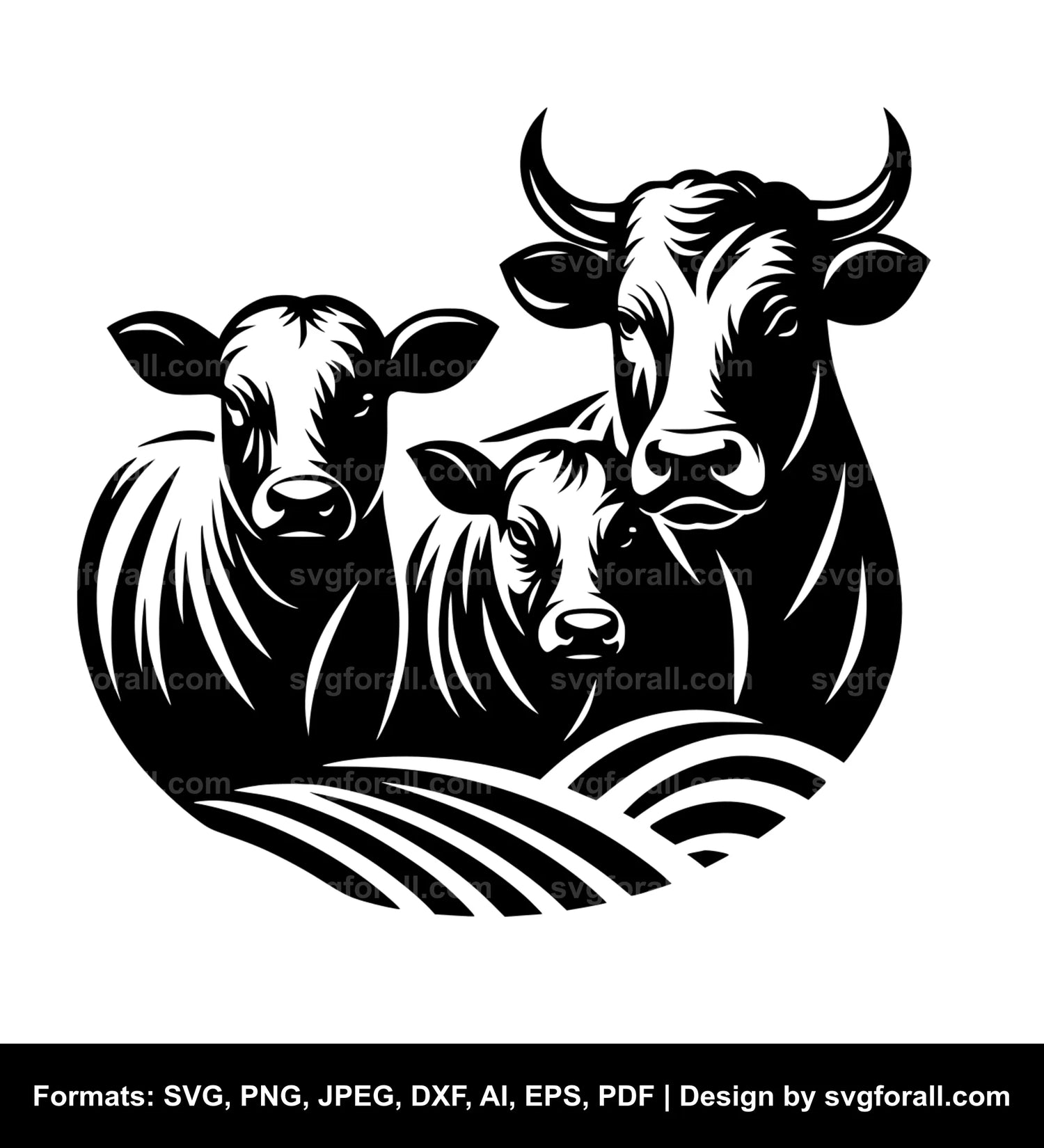 Cattle Clipart SVG