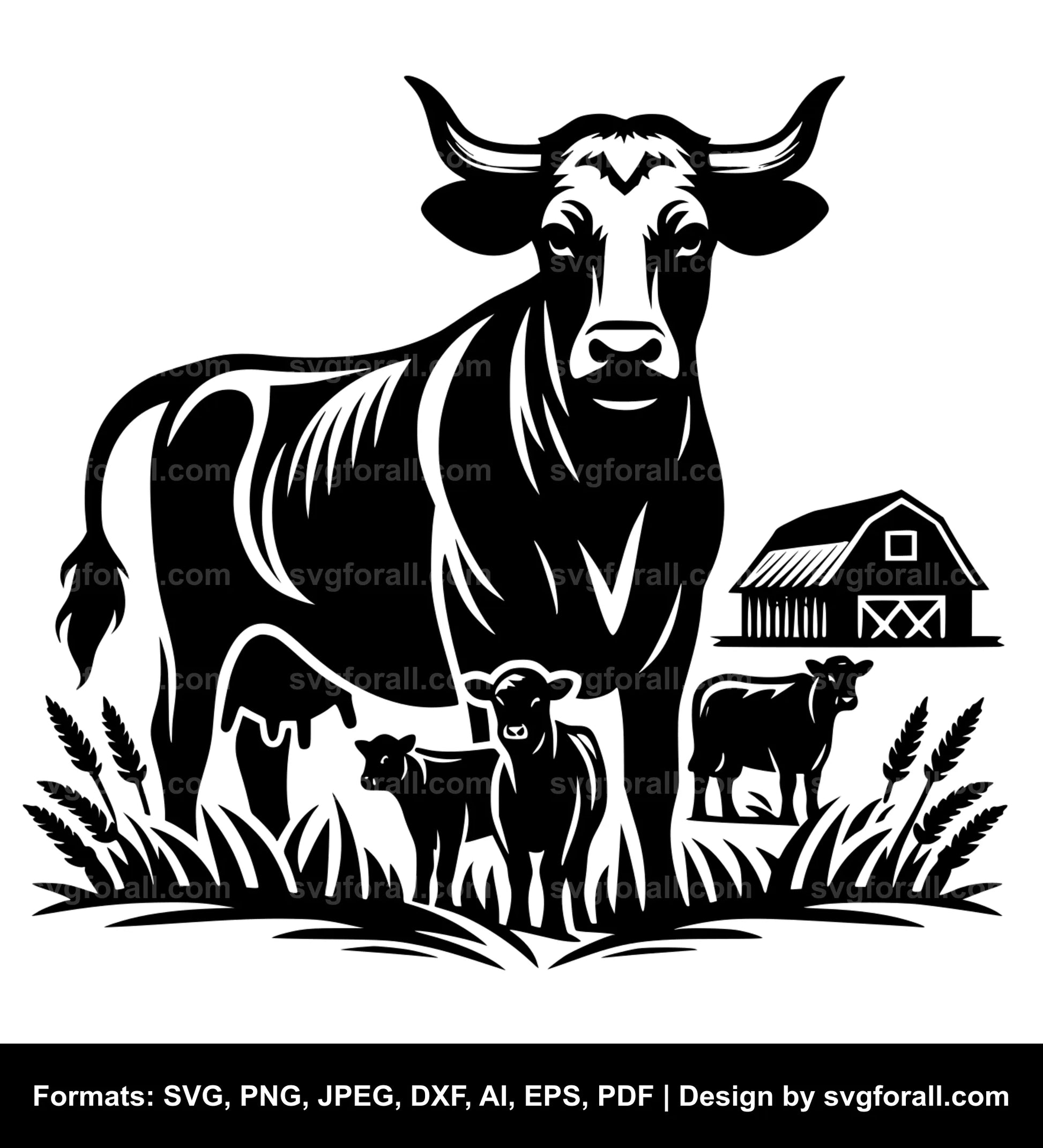 Cattle Cricut SVG