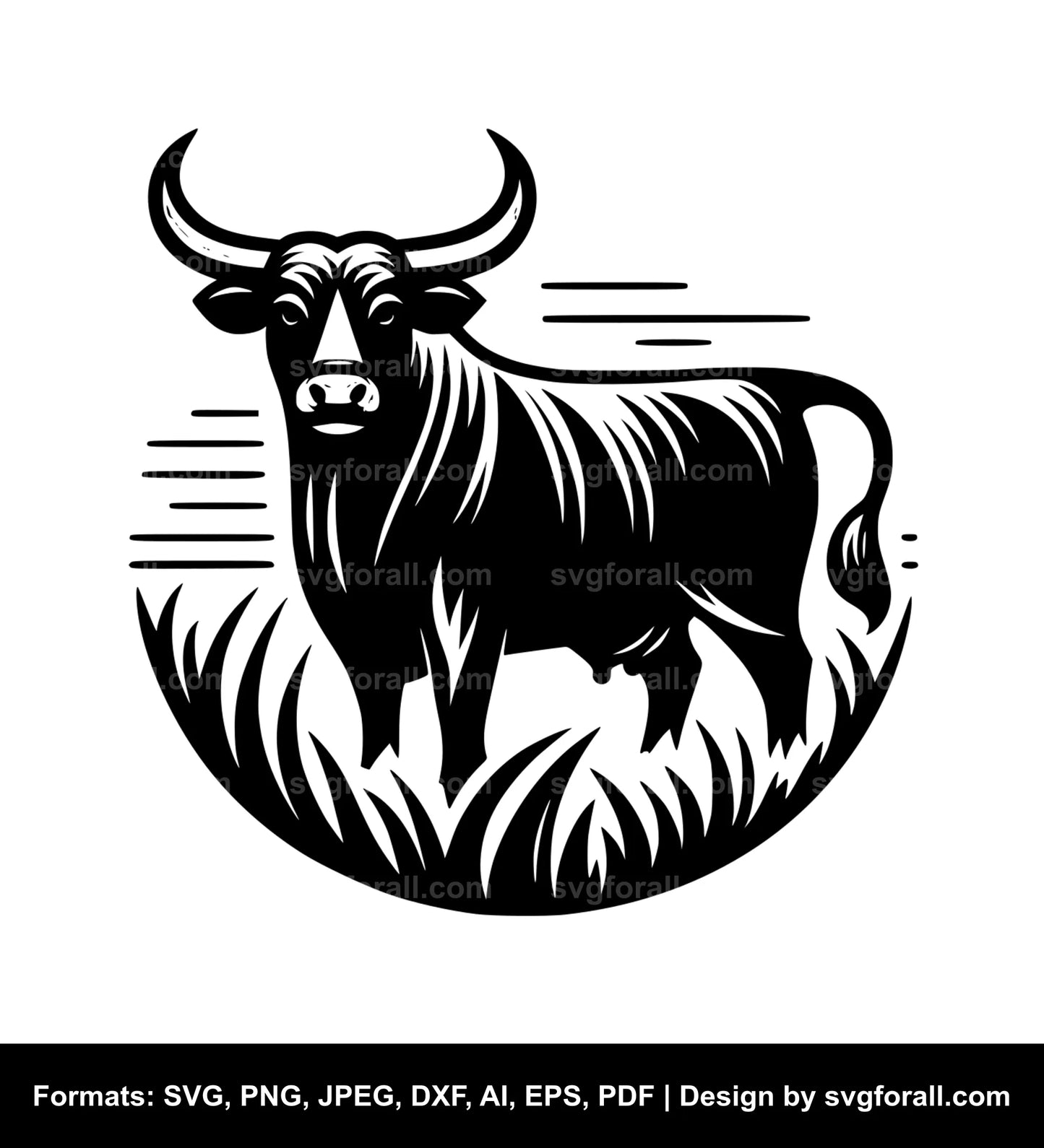 Cattle SVG Vector