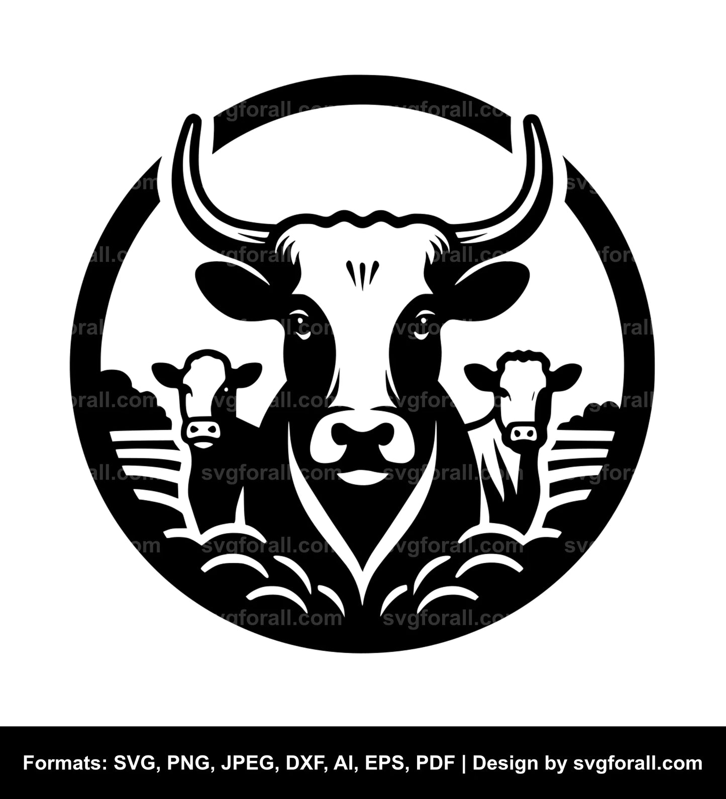 Cattle Vector SVG