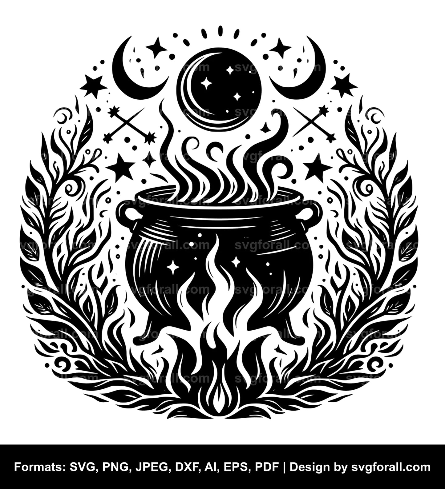 Cauldron Clipart SVG