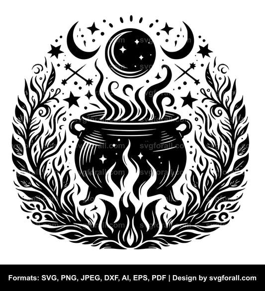 Cauldron Clipart SVG