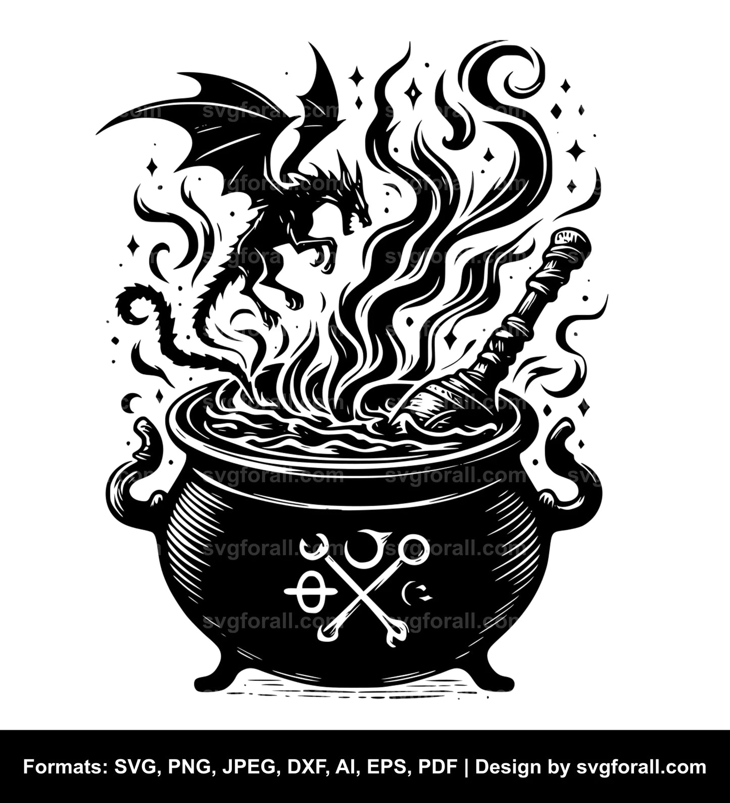 Cauldron SVG Clipart