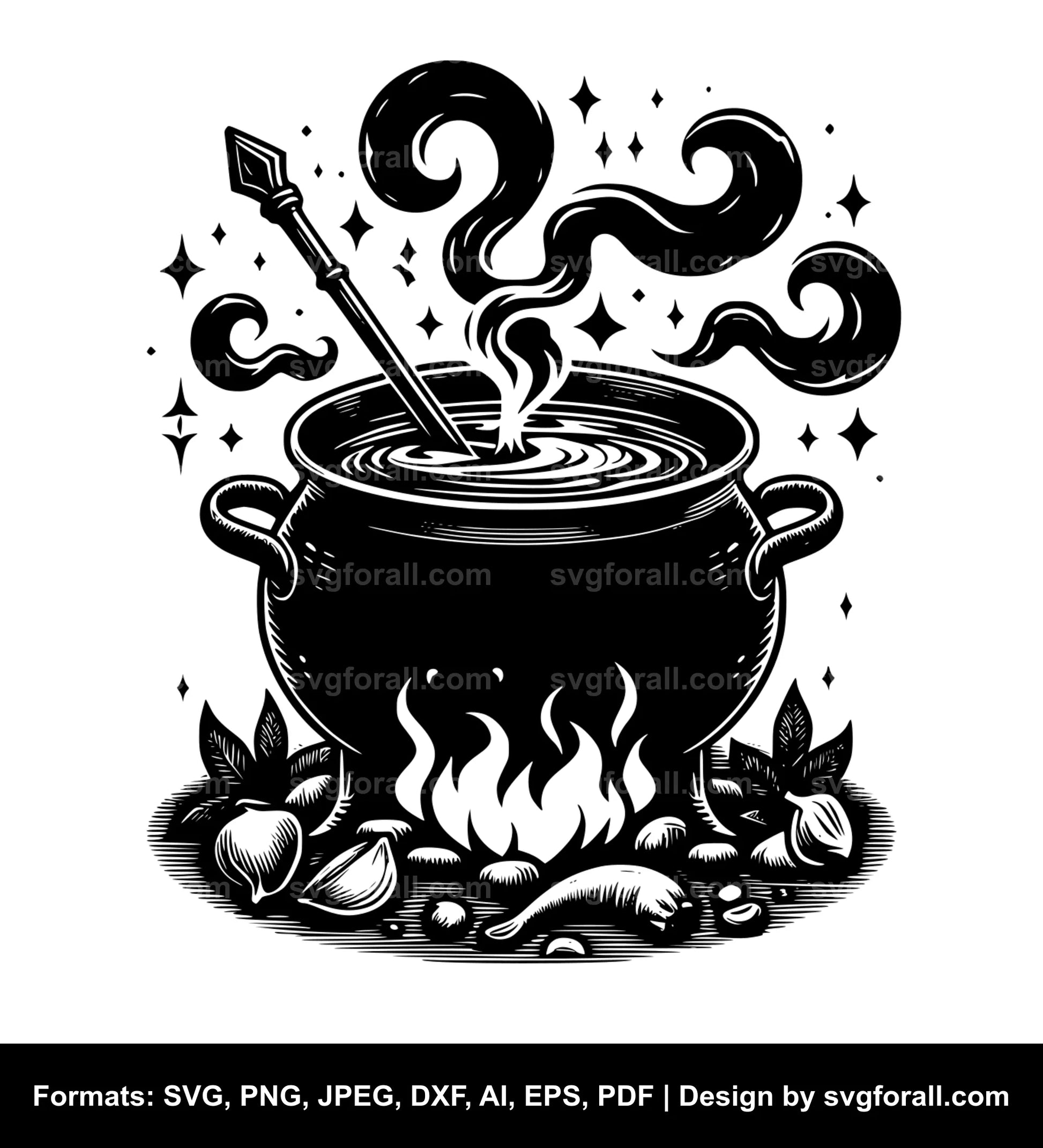 Cauldron SVG File