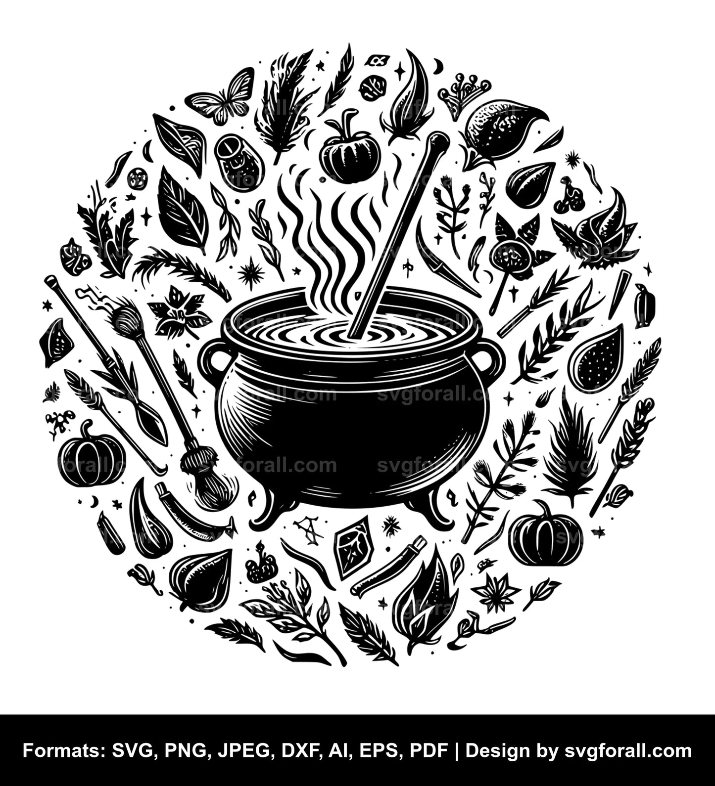 Cauldron SVG Vector