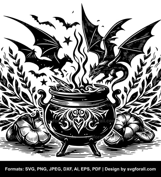 Cauldron Vector SVG