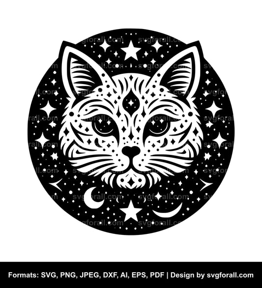 Celestial Cat SVG