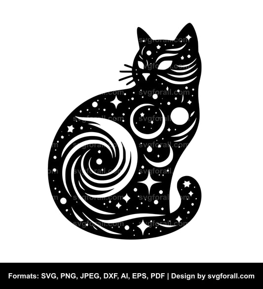 Celestial Cat SVG File