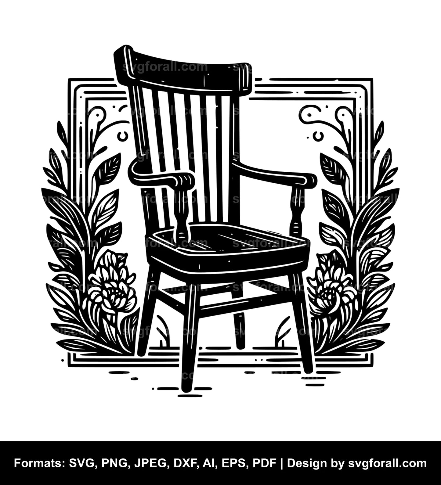 Chair Black SVG