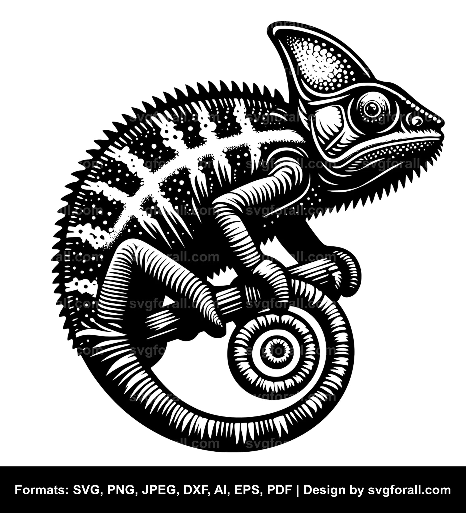 Chameleon SVG PNG Image