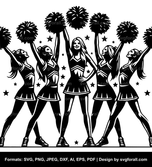 Cheerleading SVG PNG