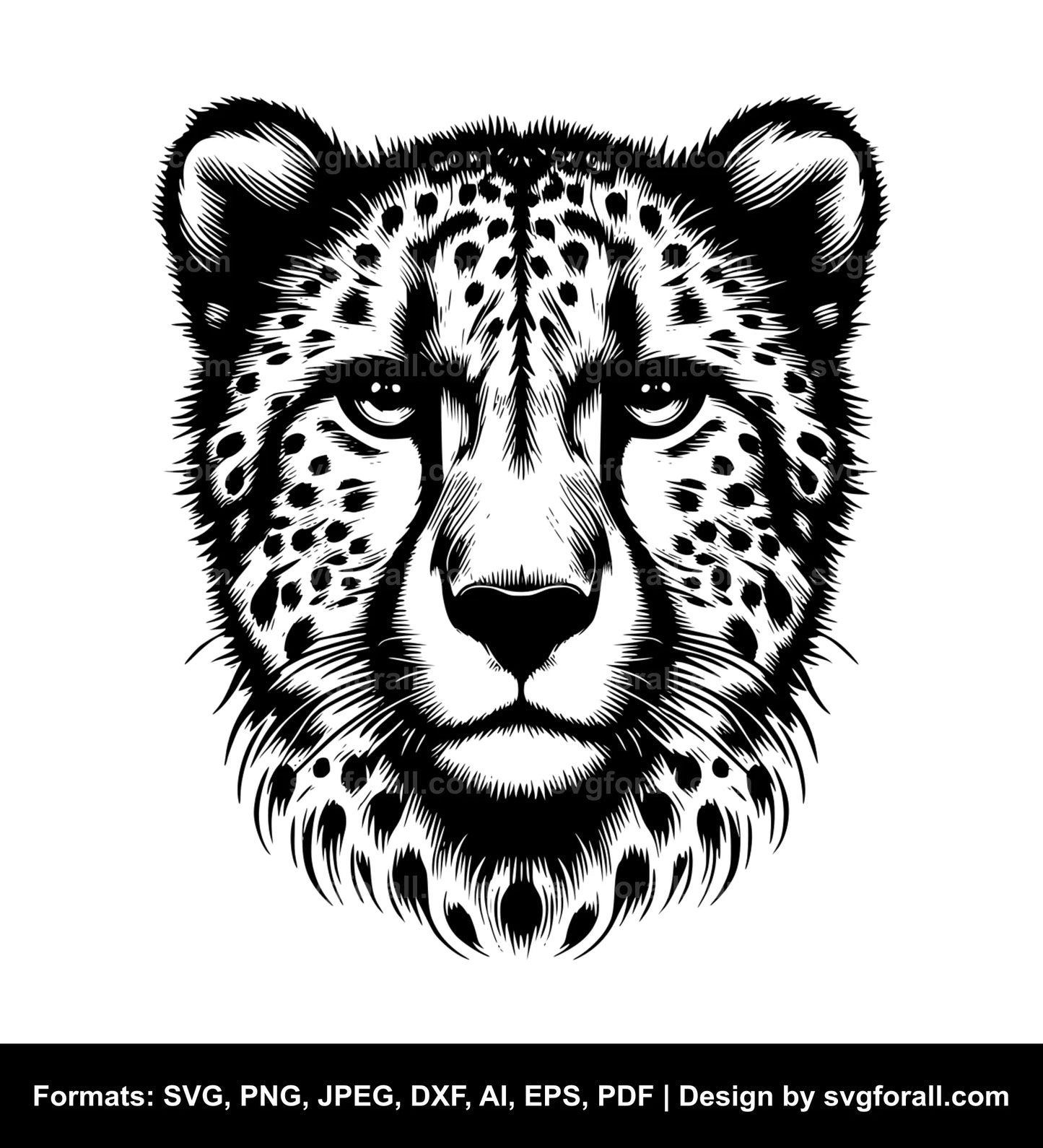 Cheetah SVG File