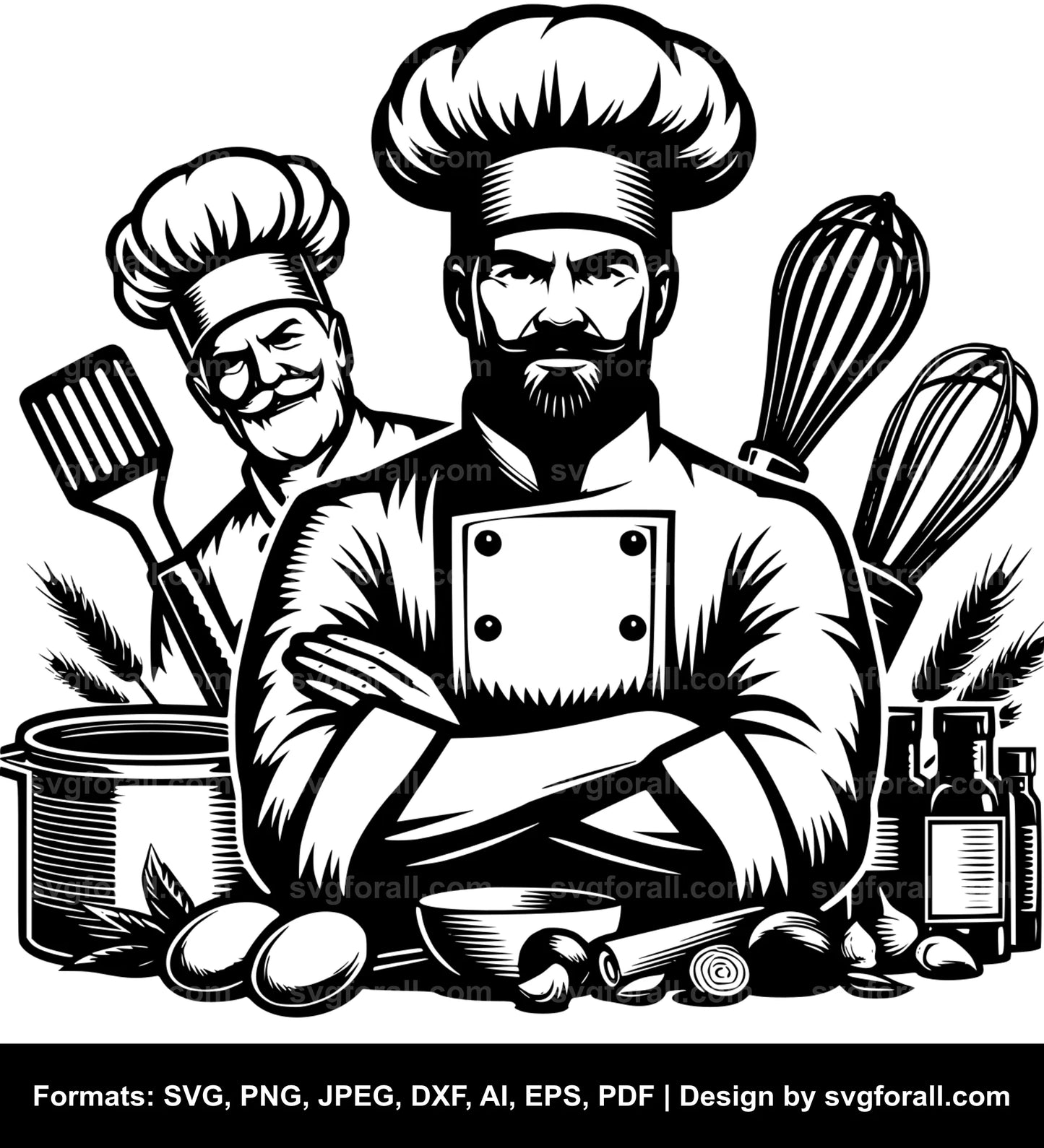 Chef Cricut SVG