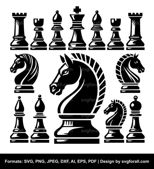 Chess Black SVG