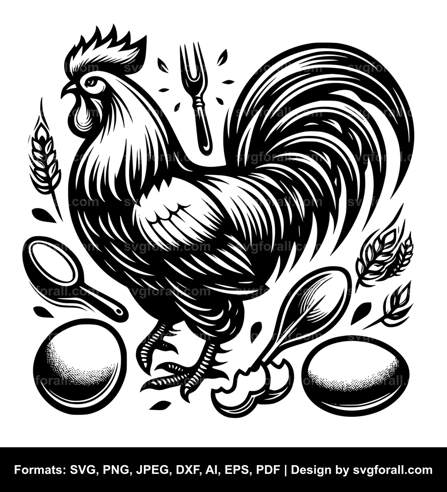 Chicken SVG Design