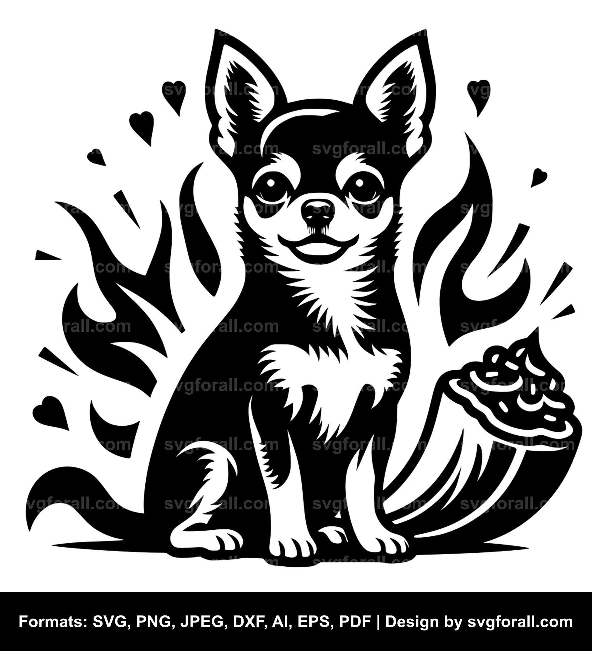 Chihuahua Dog Cricut SVG