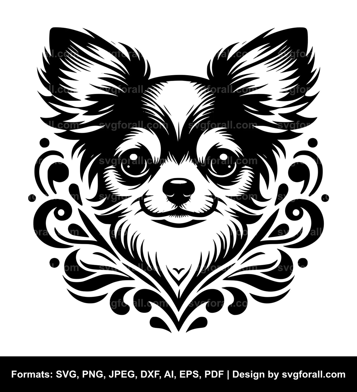 Chihuahua Dog SVG Design