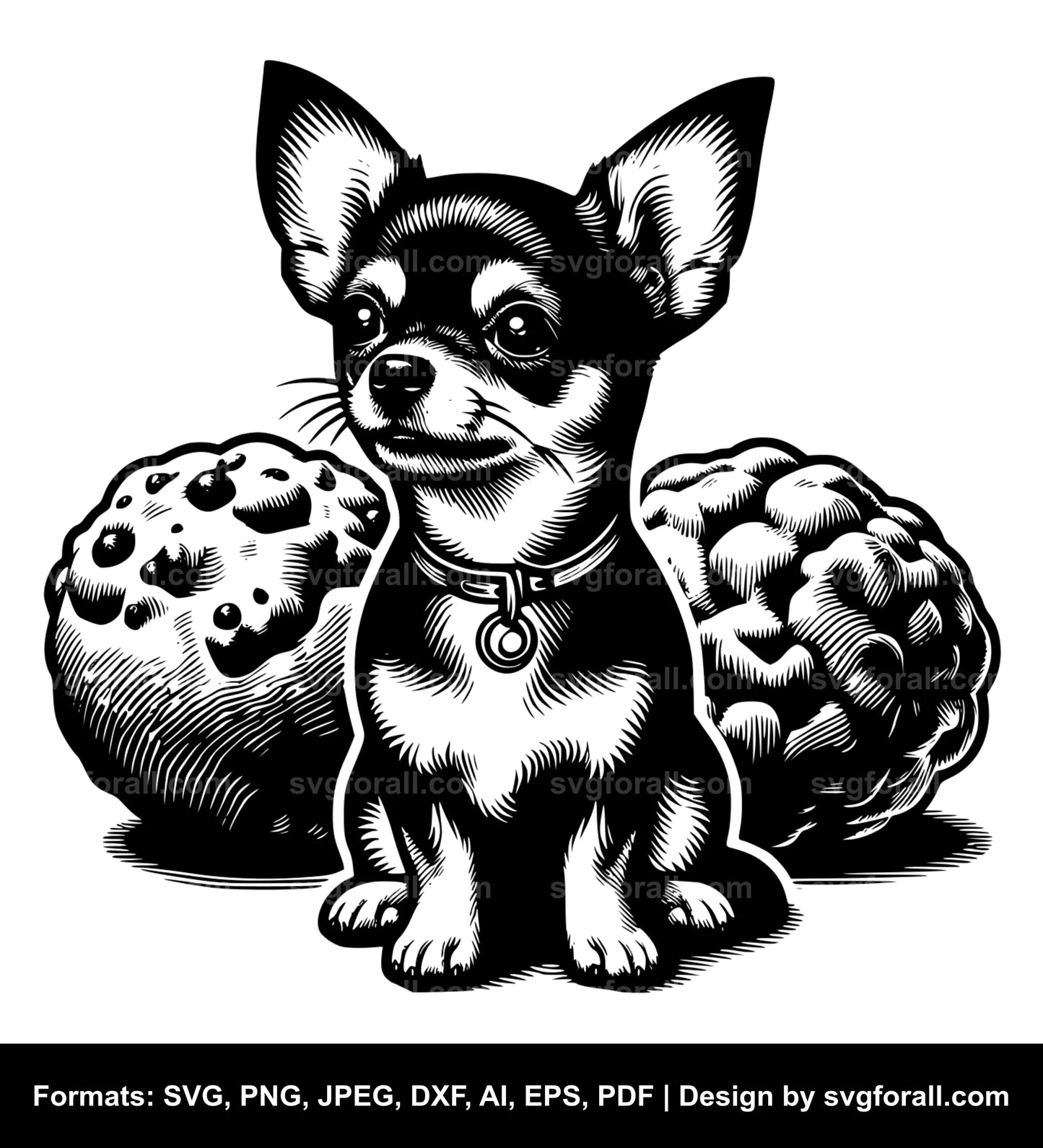 Chihuahua Dog SVG PNG