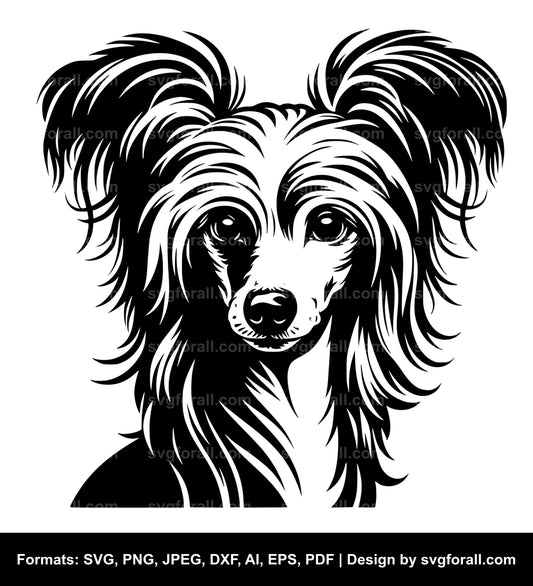 Chinese Crested Dog Cricut SVG