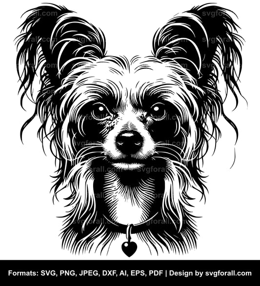 Chinese Crested Dog SVG