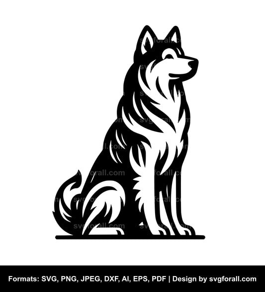 Chinook Dog SVG File