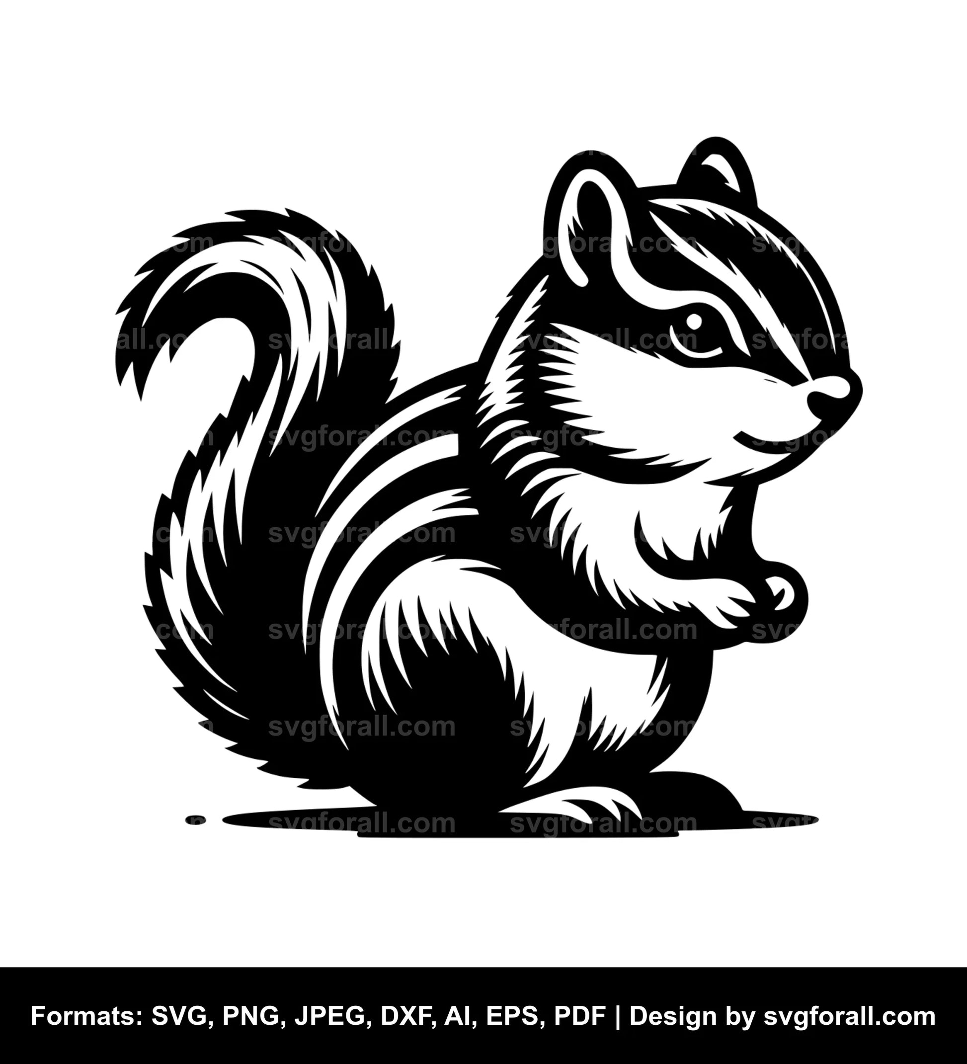 Chipmunk SVG Clipart