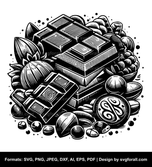 Chocolate SVG Vector