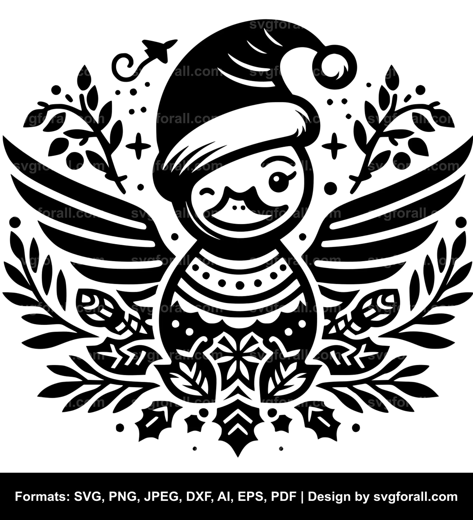 Christmas Duck SVG File