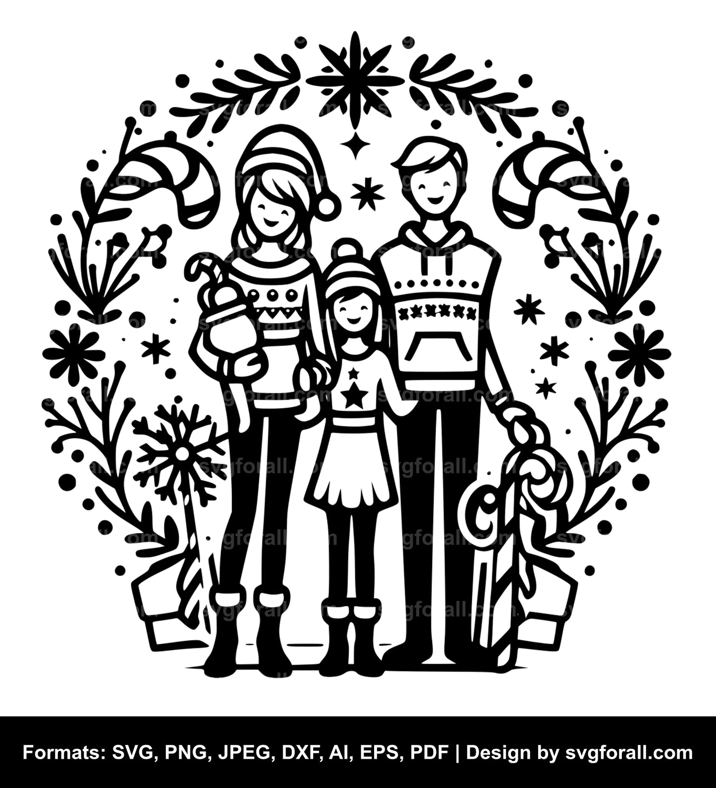 Christmas Family Cricut SVG