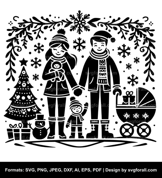 Christmas Family SVG Design