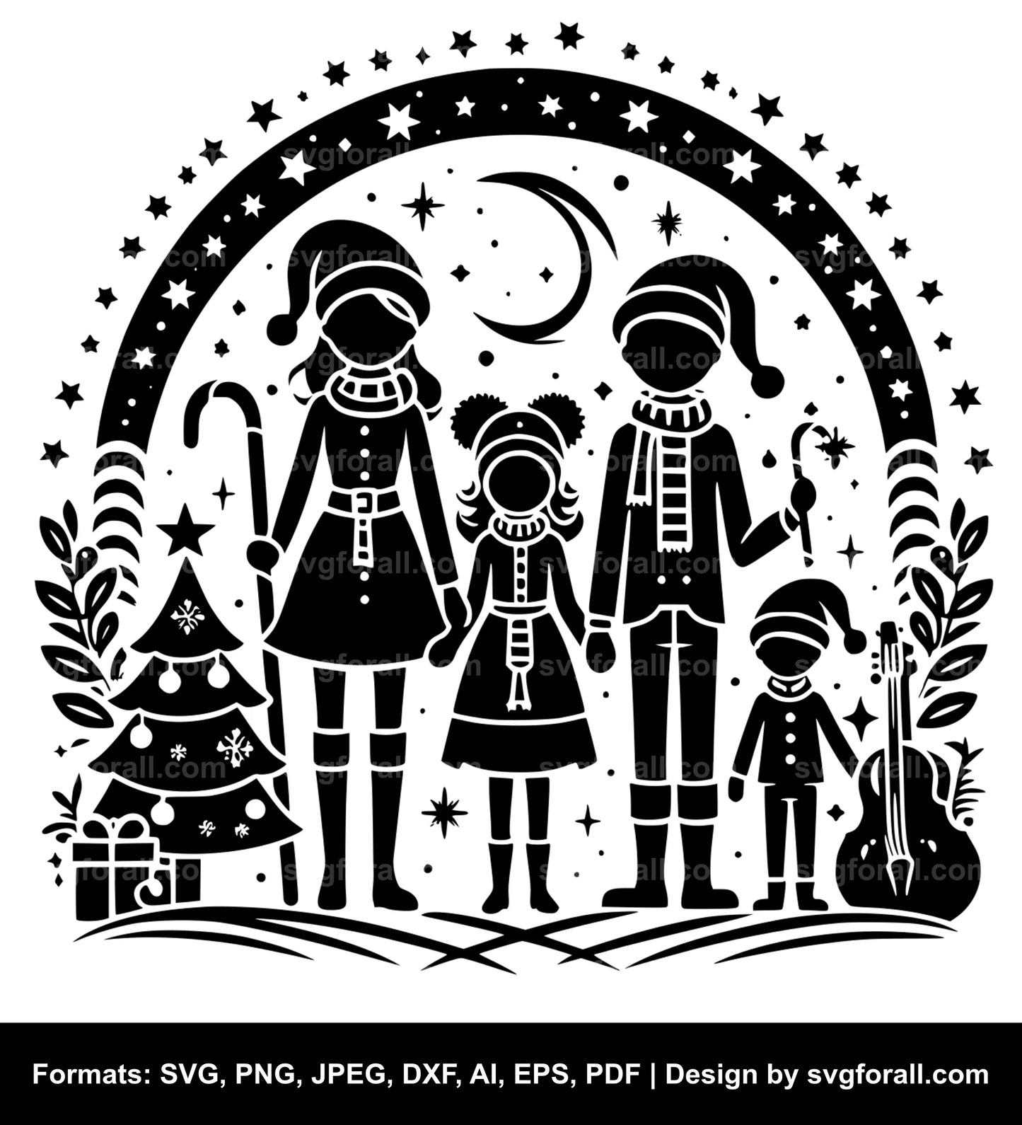 Christmas Family SVG File