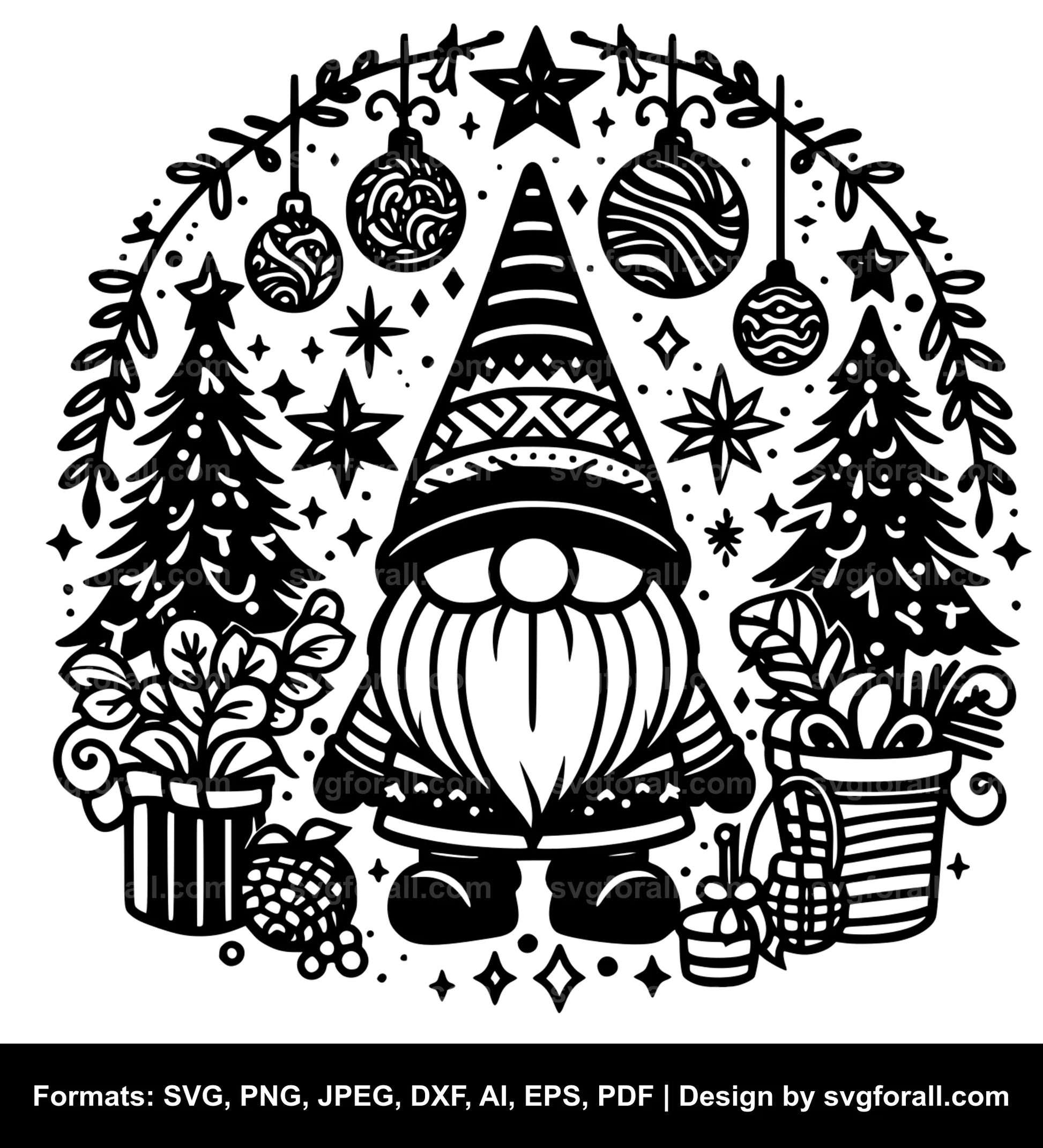 Christmas Gnome SVG