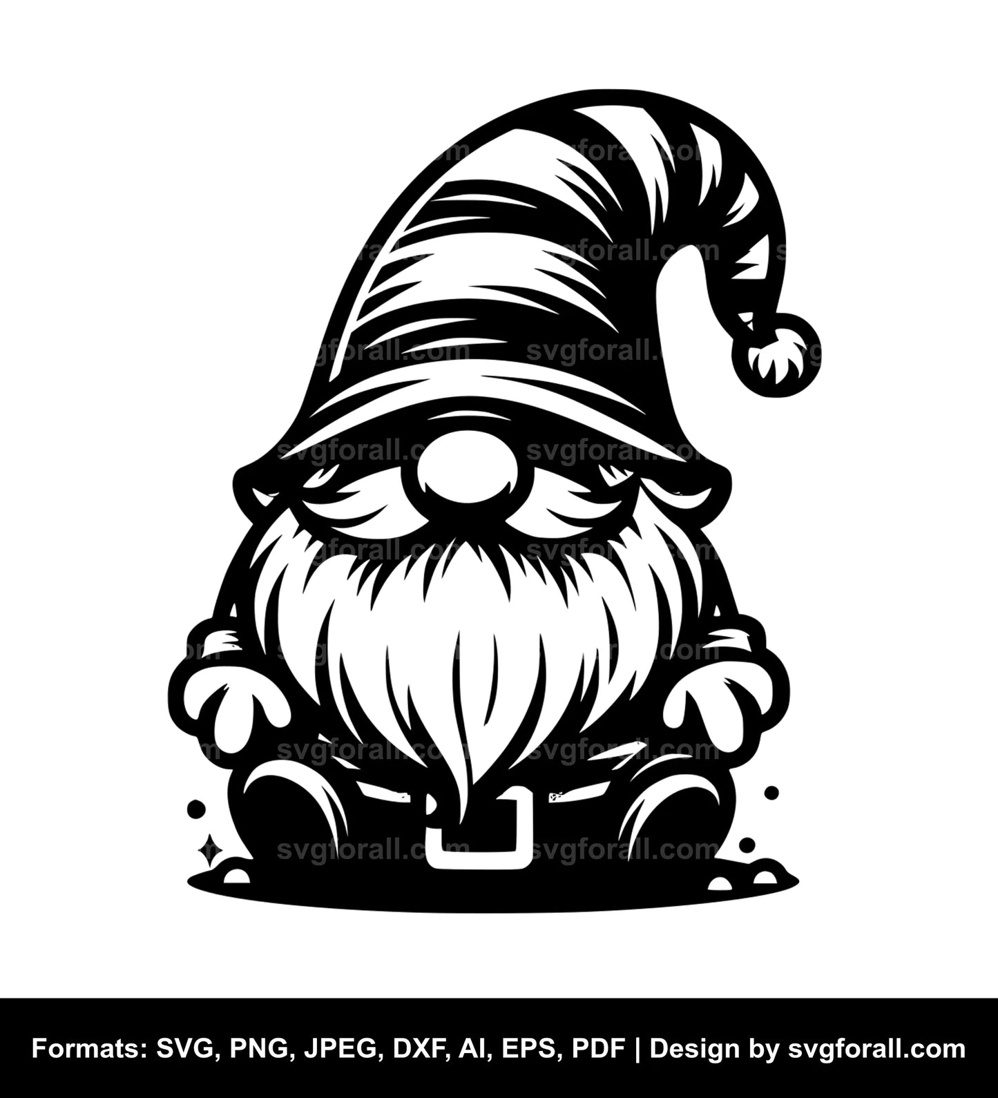 Christmas Gnome SVG File