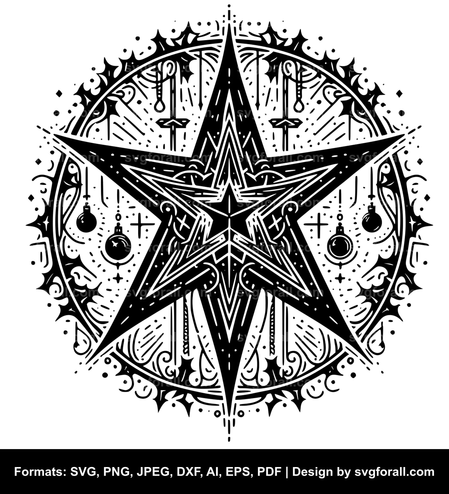 Christmas Star Cricut SVG