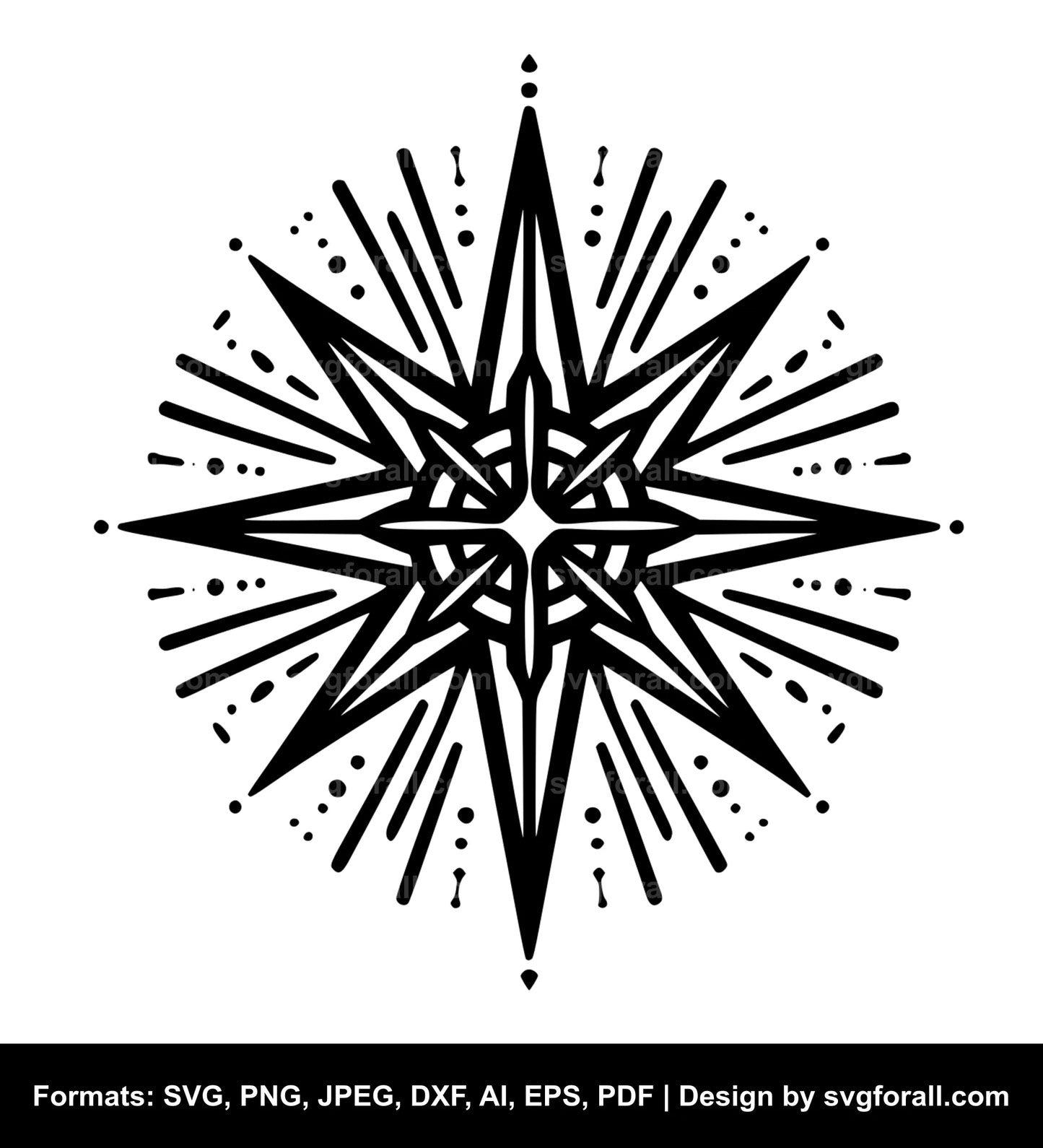 Christmas Star SVG File