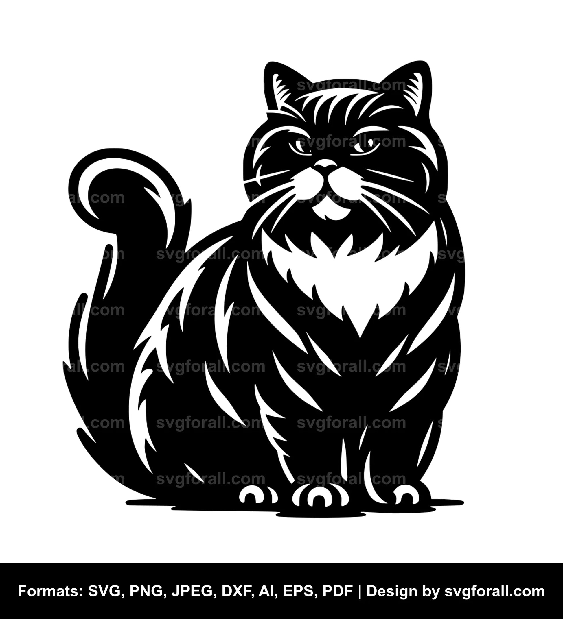 Chunky Cat SVG