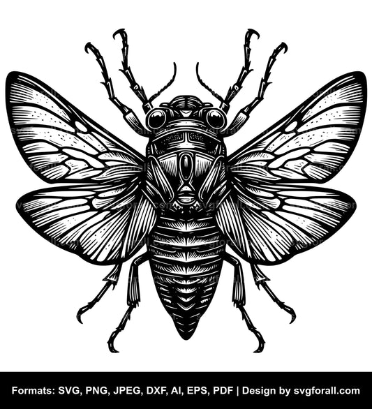 Cicada SVG Vector