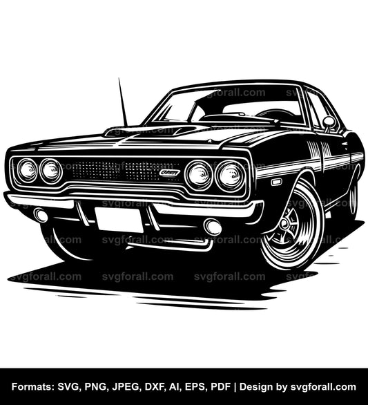 Classic Car SVG Vector