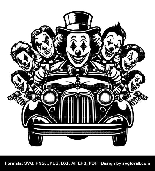 Clown Car SVG