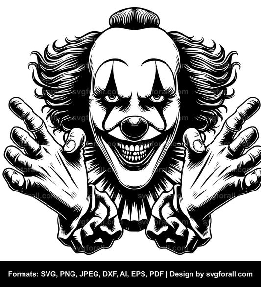 Clown Clipart SVG