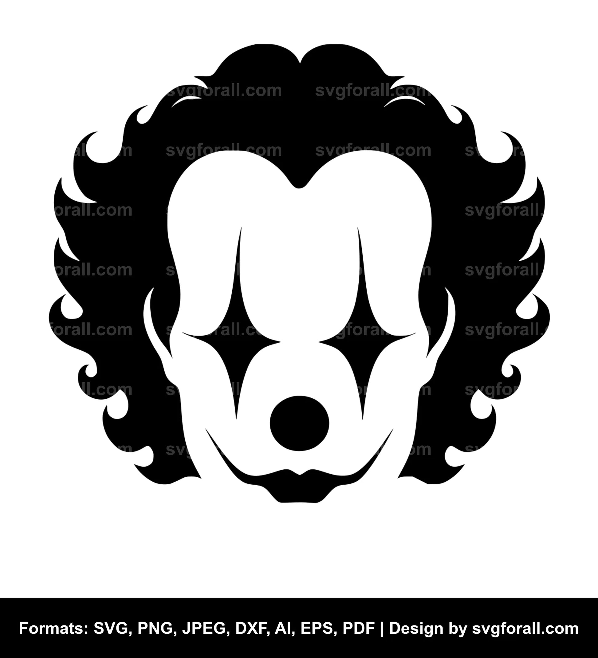 Clown SVG Clip Art