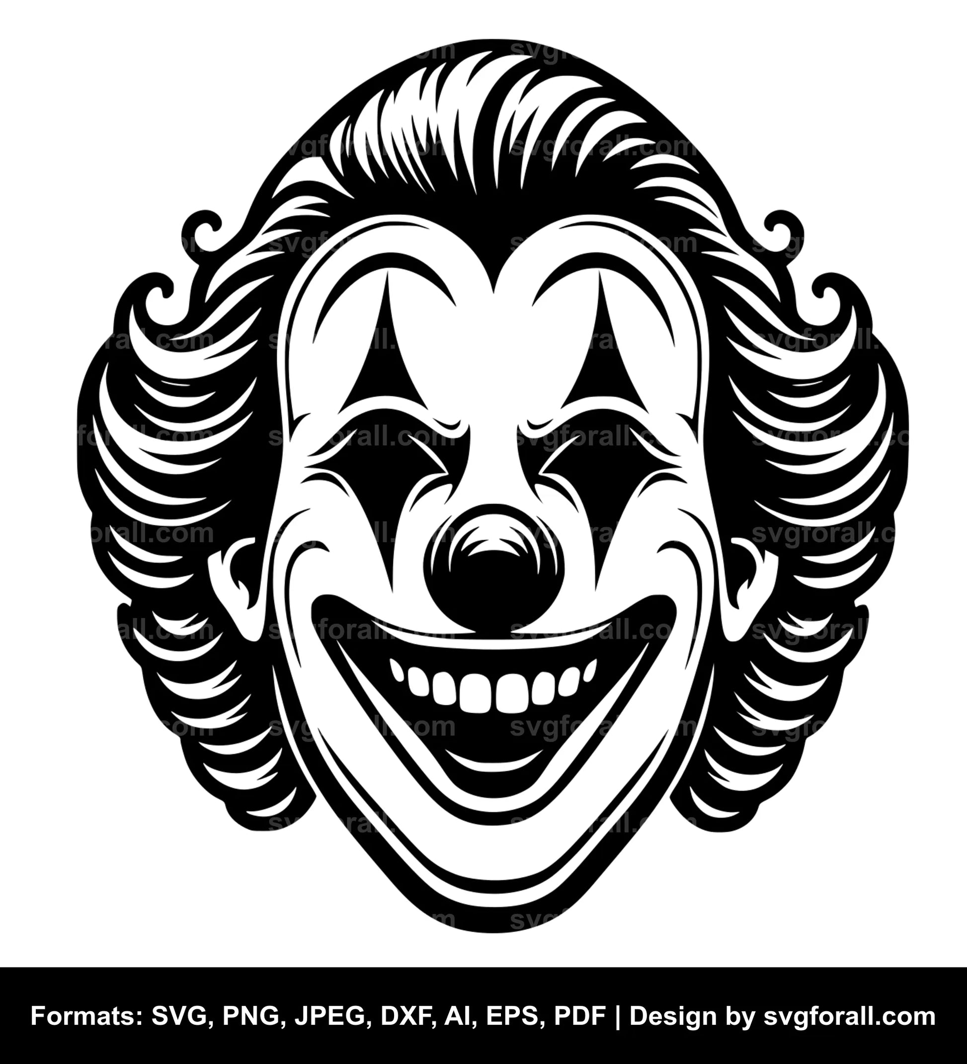 Clown SVG Clipart