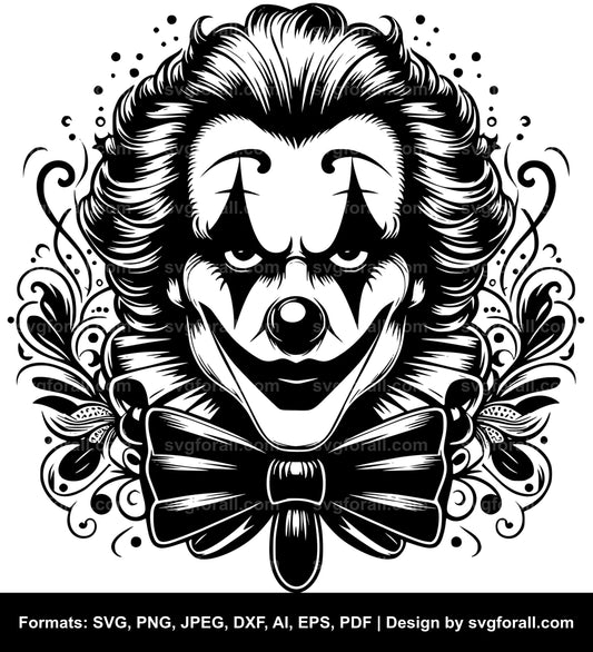 Clown SVG Vector