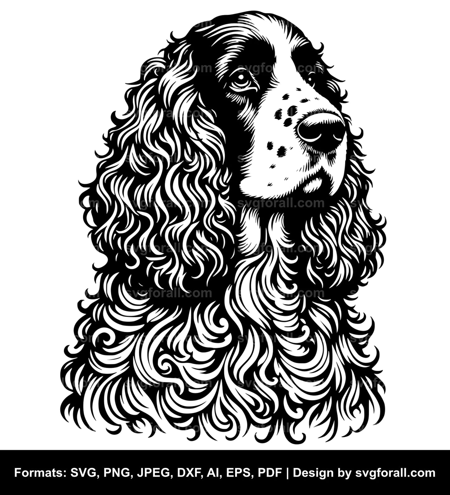 Clumber Spaniel Dog SVG