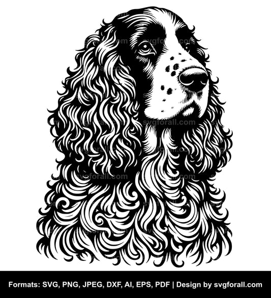 Clumber Spaniel Dog SVG