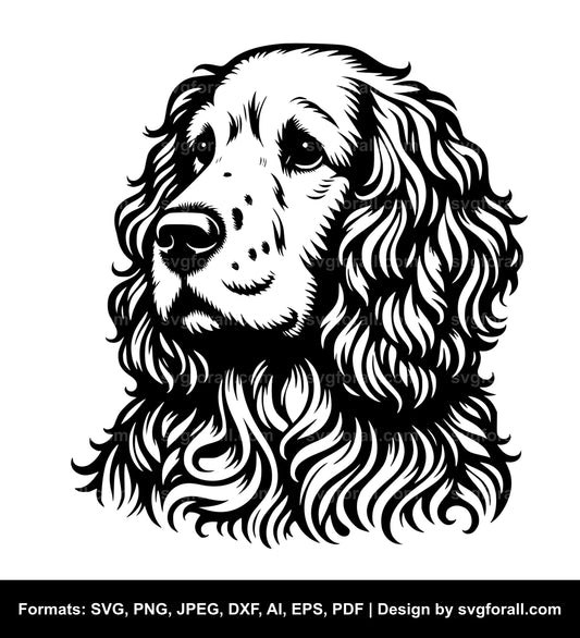 Clumber Spaniel Dog SVG PNG